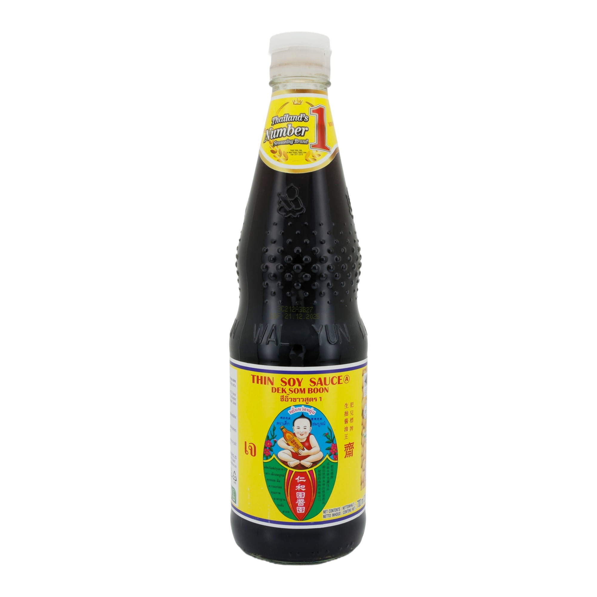 Sojasauce Dek Som Boon | Dünn | Mild, asiatisch | 700 ml HEALTHY BOY BRAND